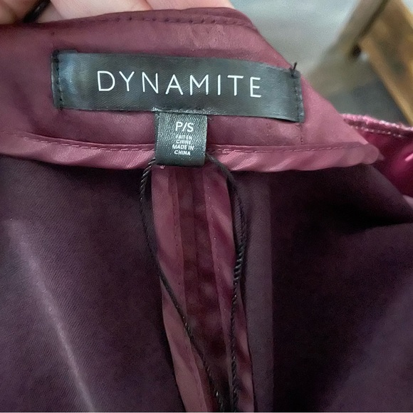 Purple Dynamite Satin Blazer - Picture 4 of 5